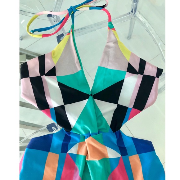 Mara Hoffman multi-color one piece - Picture 2 of 4